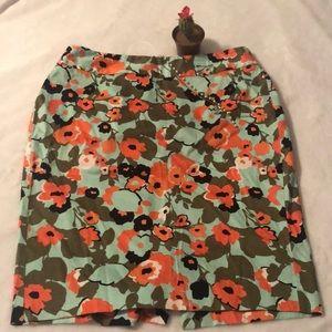 Lane Bryant Floral pencil skirt